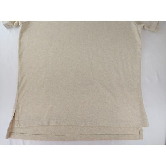 Vintage Polo Ralph Lauren Men's Heather Beige Short Sleeve Polo Preppy Shirt XL - Picture 3 of 10